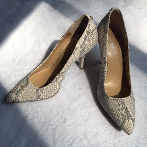 Michael Kors Snake Skin Heels